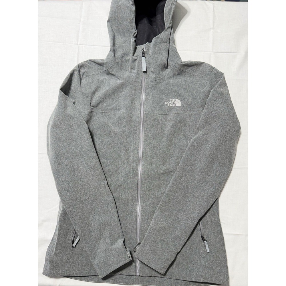 The North Face‎ Women's S Apex Bionic Hooded Jacket Gray Softshell Fleece